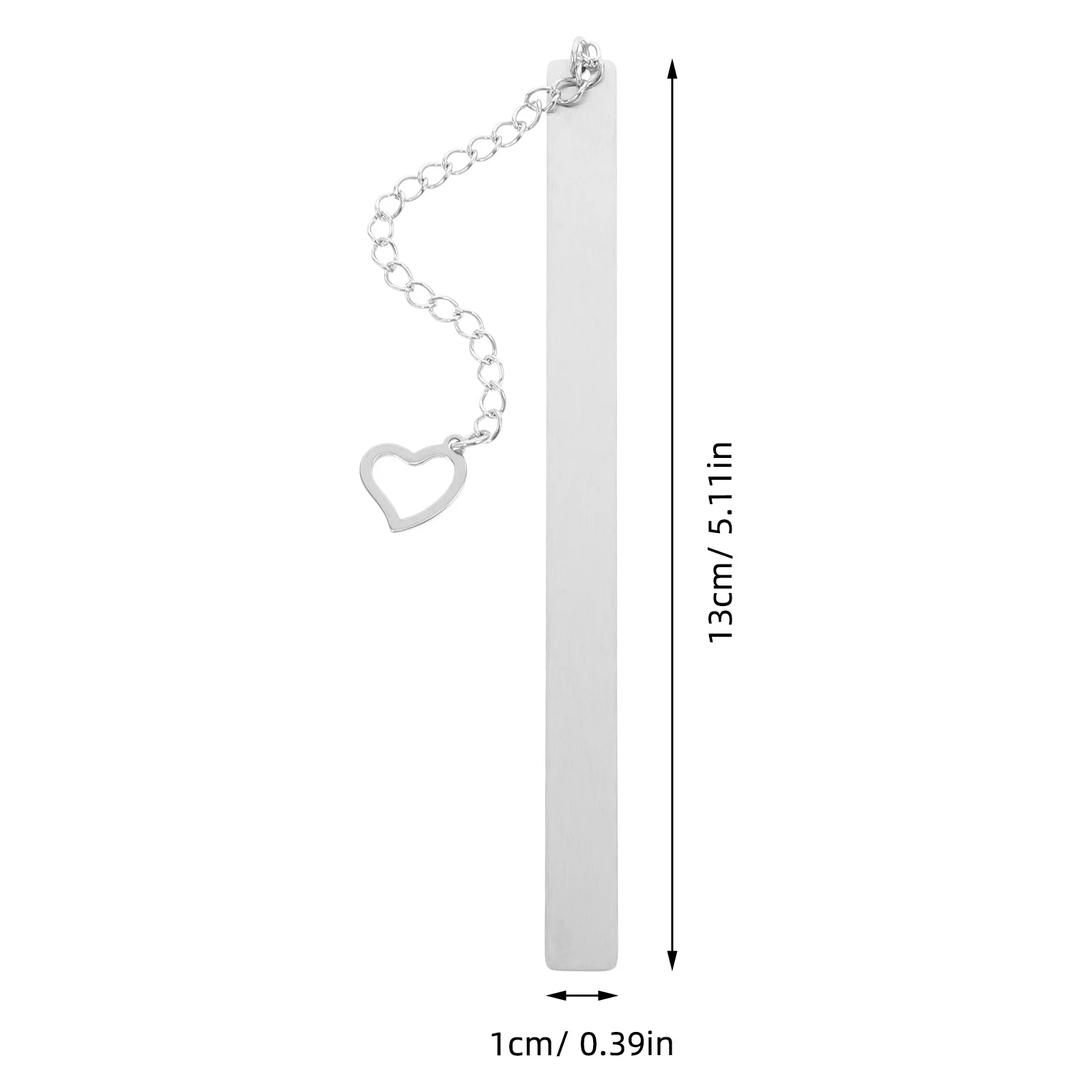 10 قطعة من الإشارات المرجعية المصنوعة من الفولاذ المقاوم للصدأ على شكل قلب للنساء والرجال والطلاب والمراهقين والقراء والمعلمين وعشاق الكتب والهدايا المزخرفة