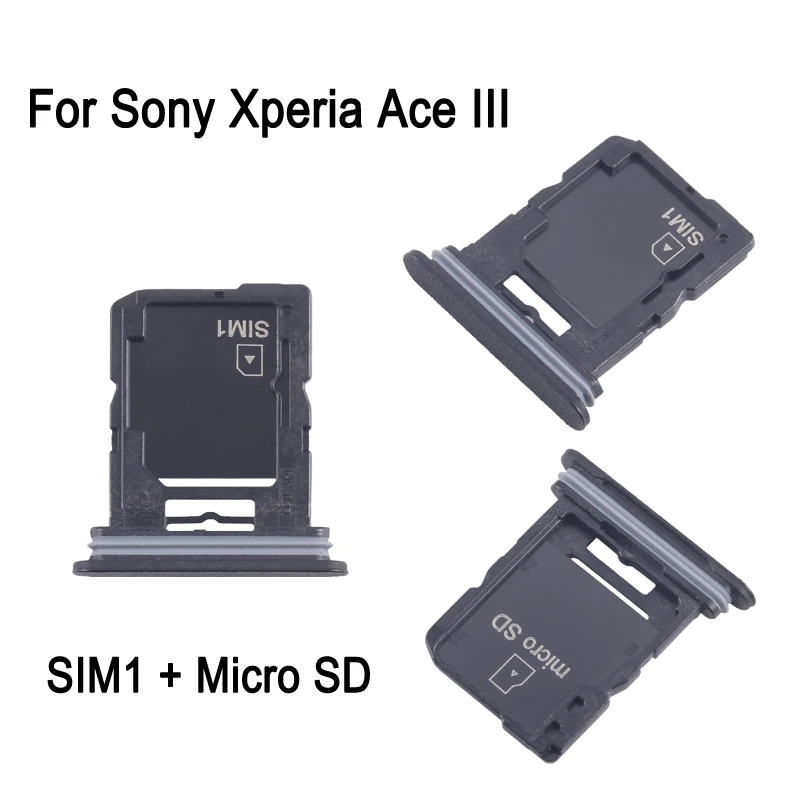 SIM Card Tray For Sony Xperia Ace III Phone, SIM1 + Micro SD Card Tray Adapter Replacement Part