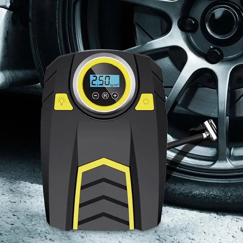 

Portable Car Air Pump 3 Gears Brightness Compact Multi-Function Air Compressor For Sports Motorcycle Home Balls