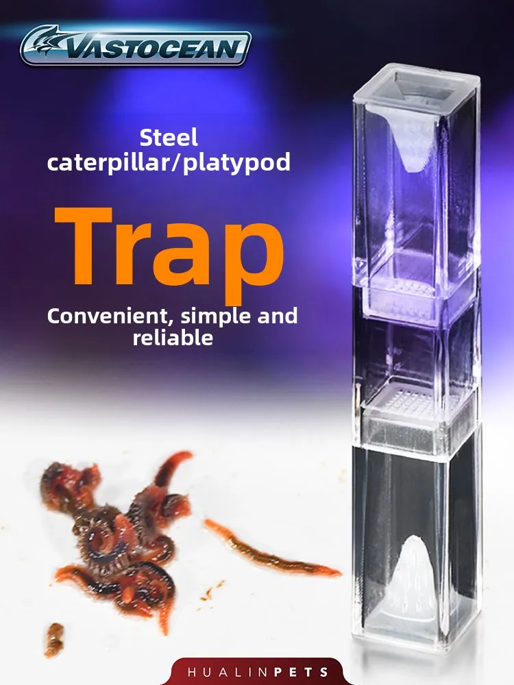 

VASTOCEAN Bristle Worm & Flatworm Trap for Reef Tank - Works in Freshwater & Saltwater Aquariums