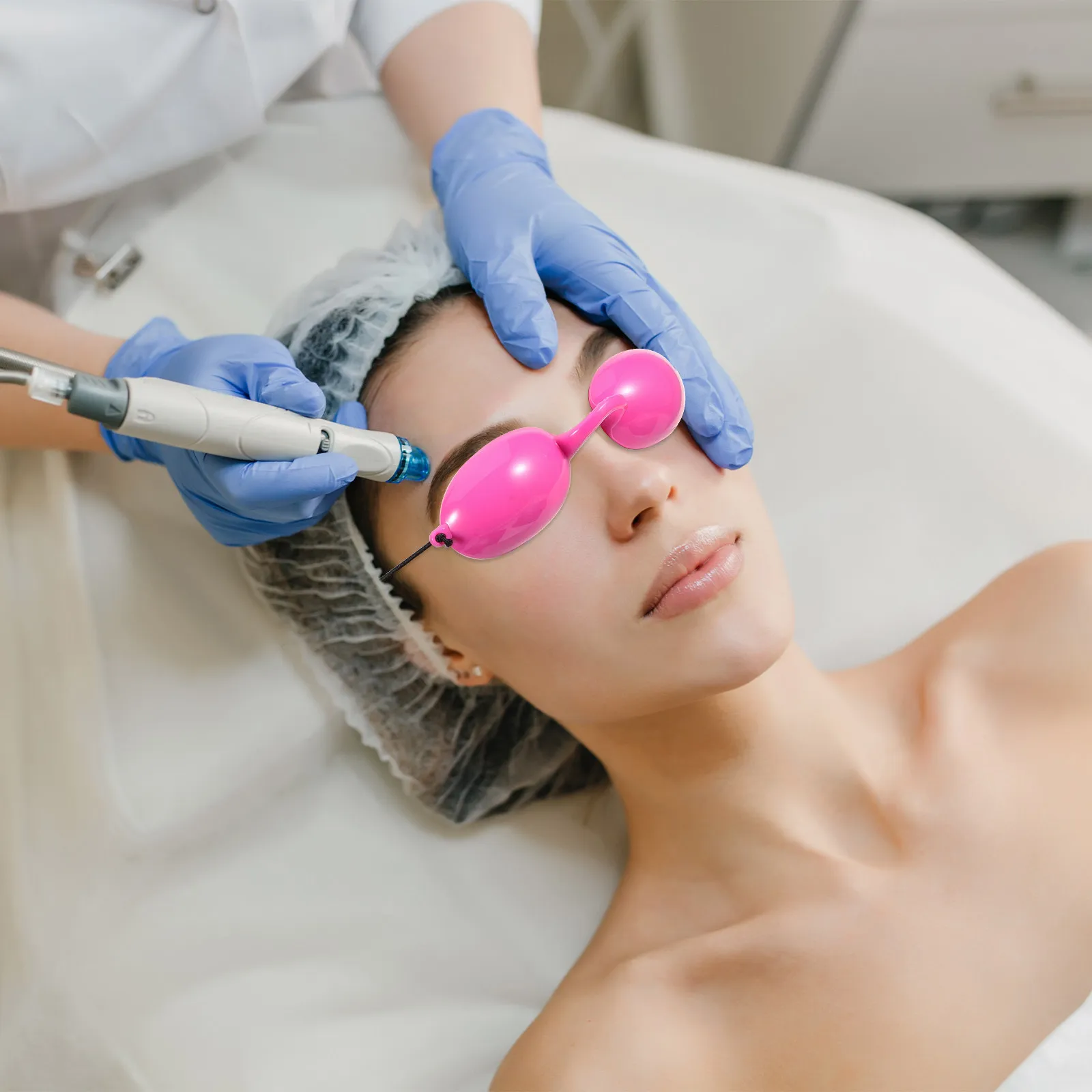 

Uv Protection Tanning Goggles for Eye Safety during Eyebrow Shaping and Tanning Bed Use Comfortable