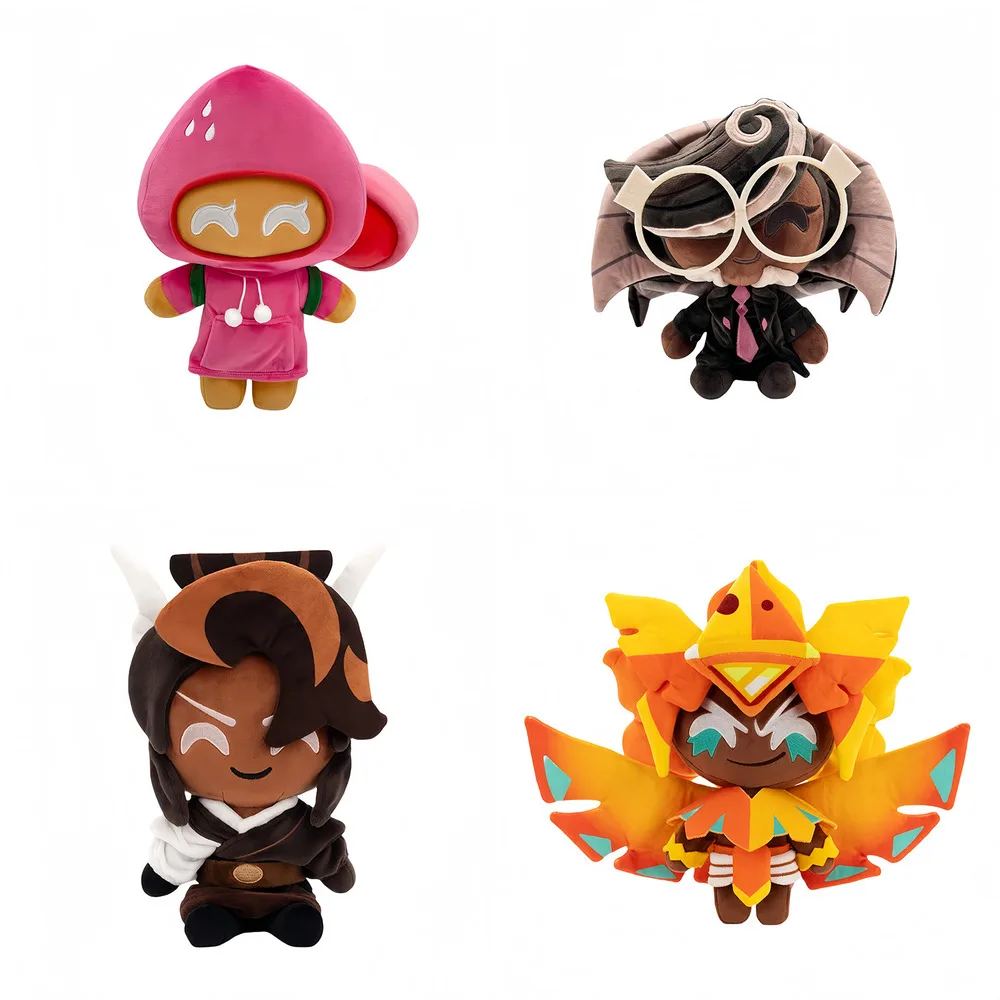 Shadow Milk Cookie Plush Cookie Run Kingdom Plush Toys Statue Doll Collection Room Decoration Kids Toy Friends Birthday Gifts