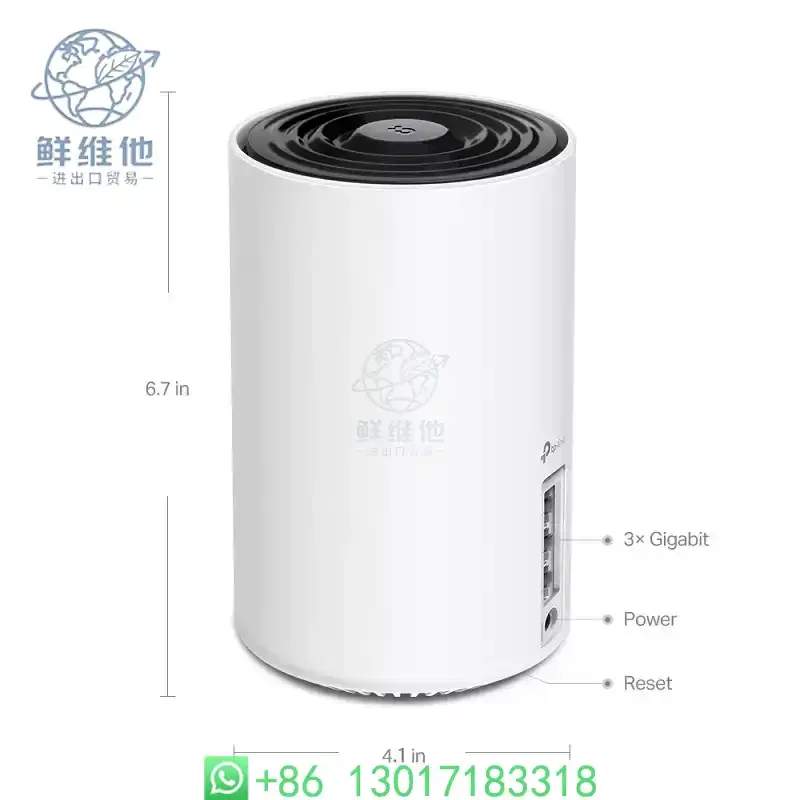 Sistema de malla WiFi 6E tribanda BB-TP-Link AXE5400 (Deco XE75 Pro) - Puerto WAN/LAN de 2.5G, cubre hasta 5500 pies cuadrados