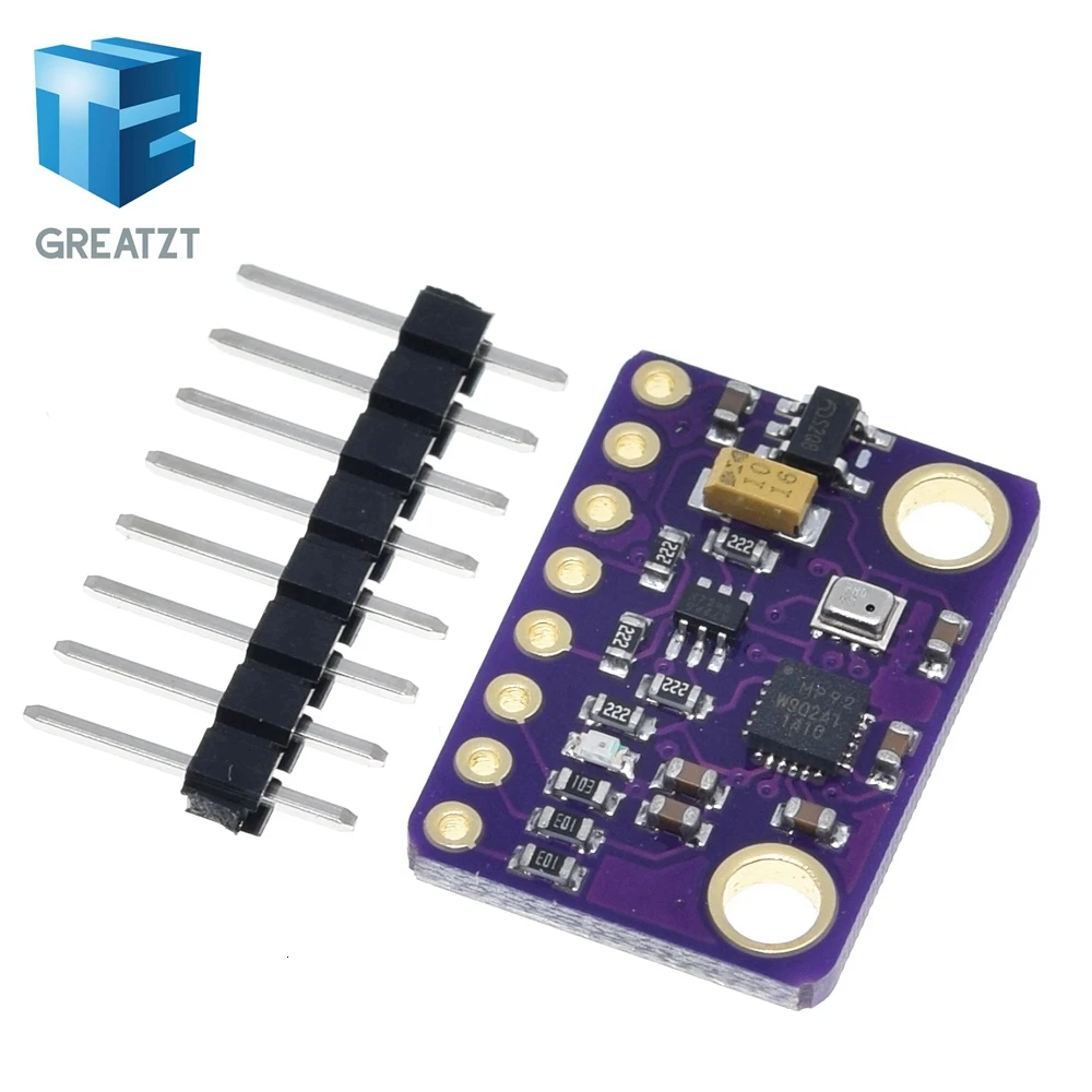 MPU-9250 MPU9250 BMP280 SPI IIC/I2C 10DOF Acceleration Gyroscope Compass 9-Axis Sensor Board Module GY-91 For Arduino 3-5V  Red