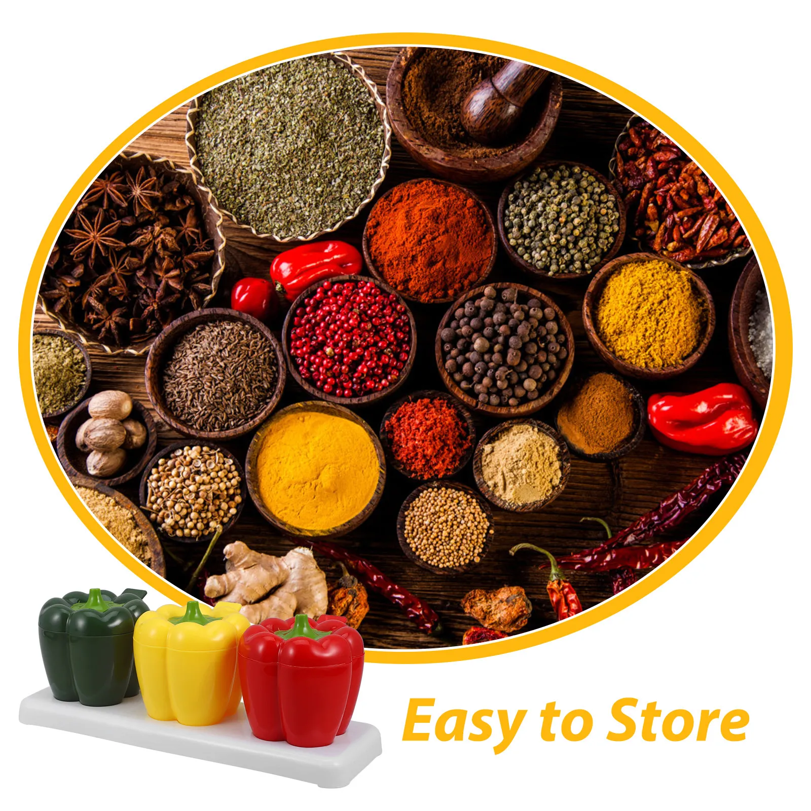 

1 Set Kitchen Seasoning Jar Plastic Condiment Container For Salt Pepper Sugar Spice Storage Jars Multipurpose Freshness Sealing