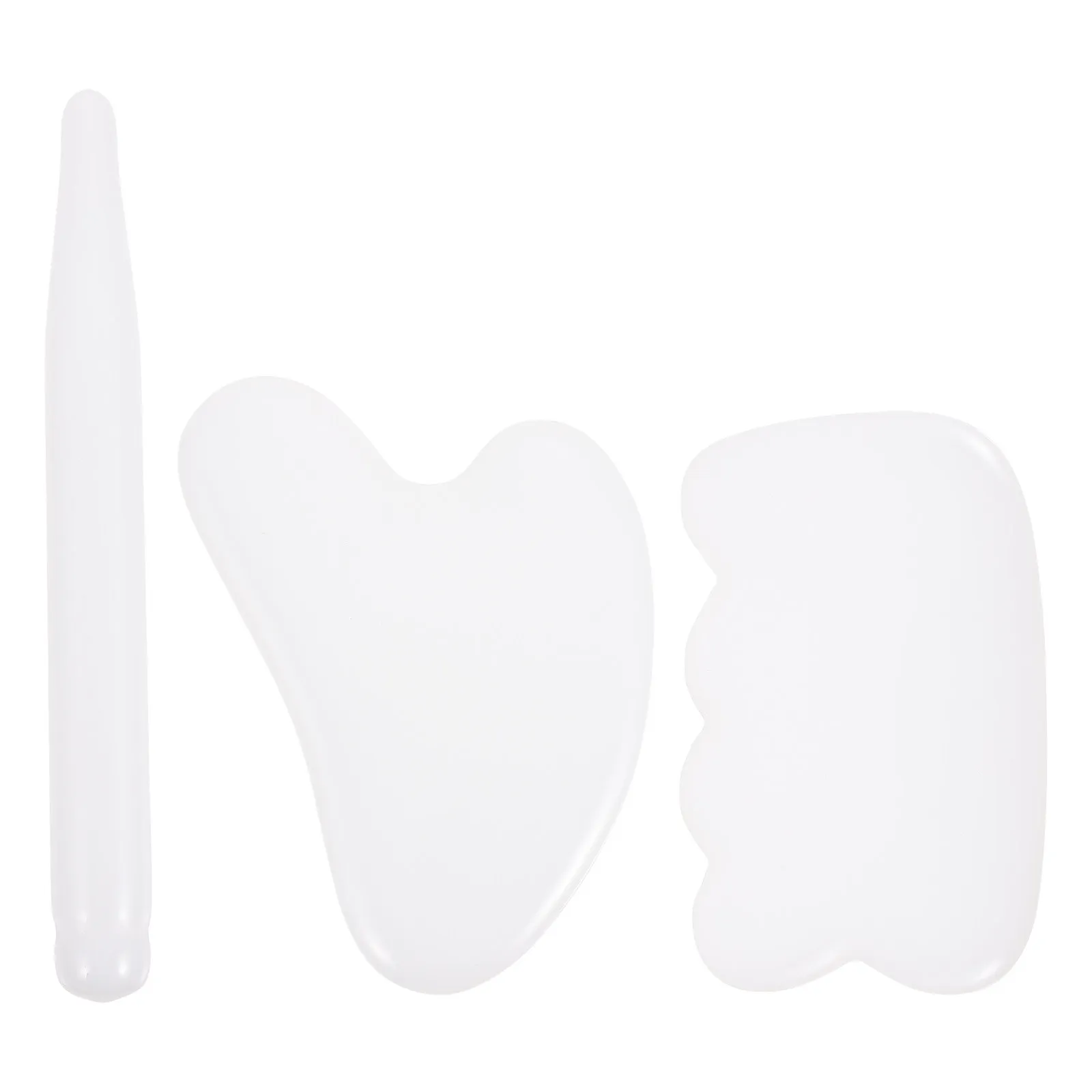 

Набор для массажа лица и тела: скребок Гуаша из нефрита, инструмент для снятия боли и питания кожи