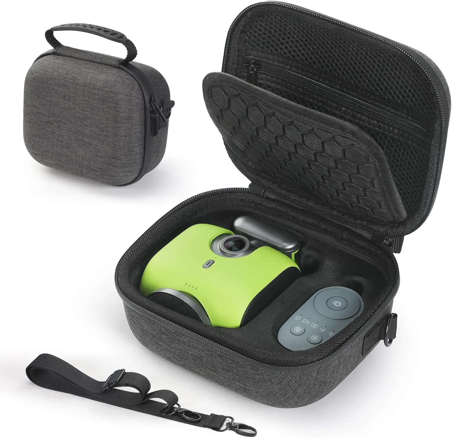 Hard Carrying Case for XbotGo Camera Remote & Accessories (Black)