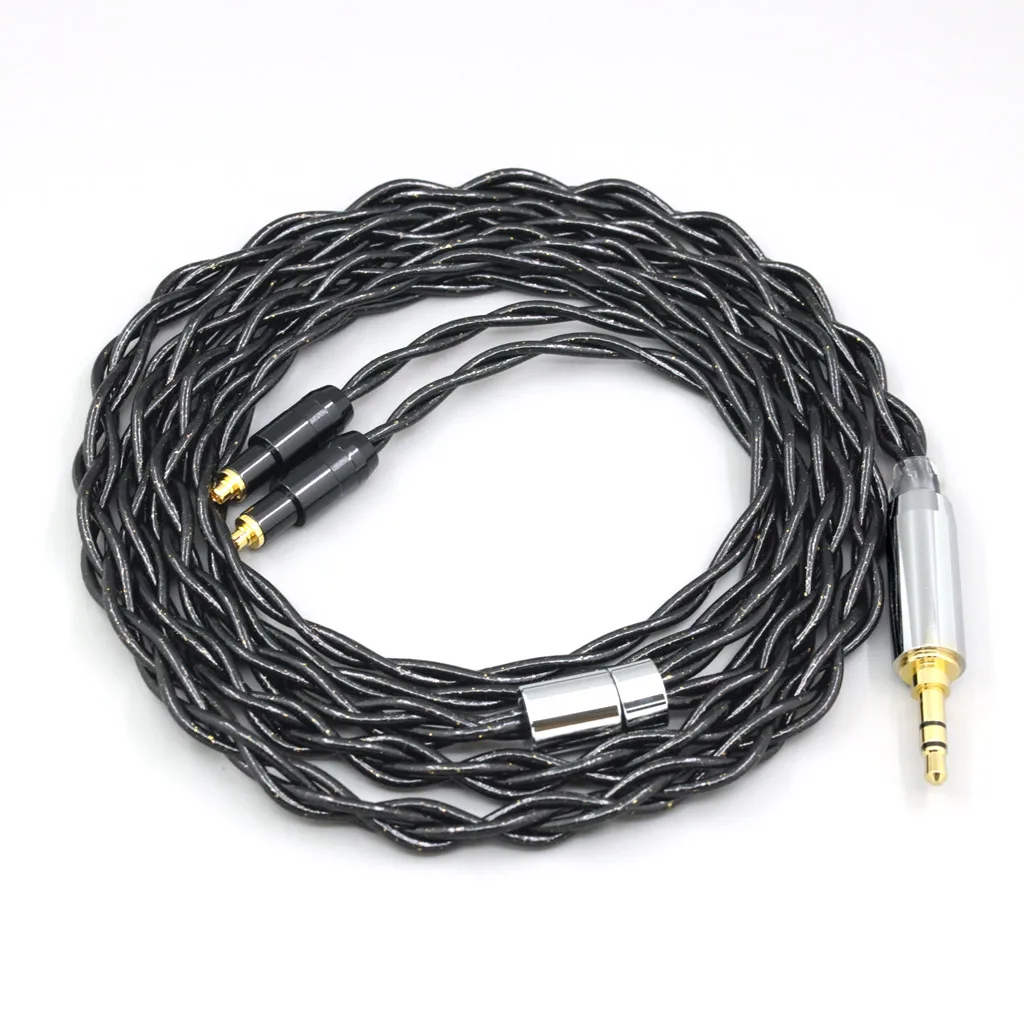 99% Pure Silver Palladium Graphene Floating Gold Cable For Shure SRH1540 SRH1840 SRH1440 2 core Headphone LN008352