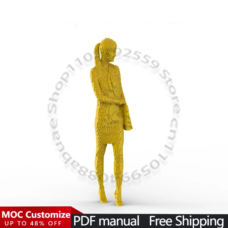 

9102 PCS Customize Knapsack woman MOC Customize Modular Building Block Kids Design Simple Technology DIY Boys Toy Birthday Gift