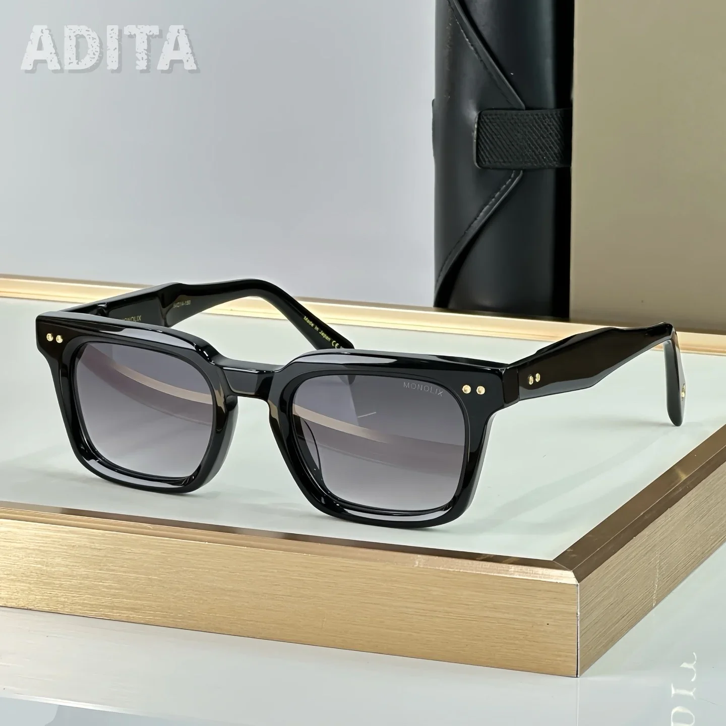 

DT MONOLIX Top Quality Mens Sunglasses for Women Retro Trend Luxury Acetate Titanium Designer Sunglasses