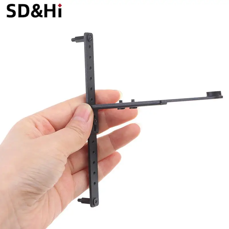 Staffa nera 1Pc utilizzata per Rack per schede grafiche con Pad in gomma supporto per schede GPU compatibile con schede madri ATX/E-ATX