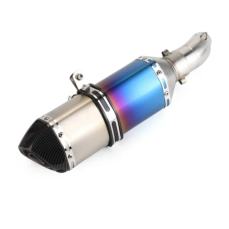 

S T Exhaust Set For BMW C600 Sport C650GT 2012-2015 Motorcycle Exhaust Pipe Middle Pipe Slip On 51mm Muffler Removable DB Killer