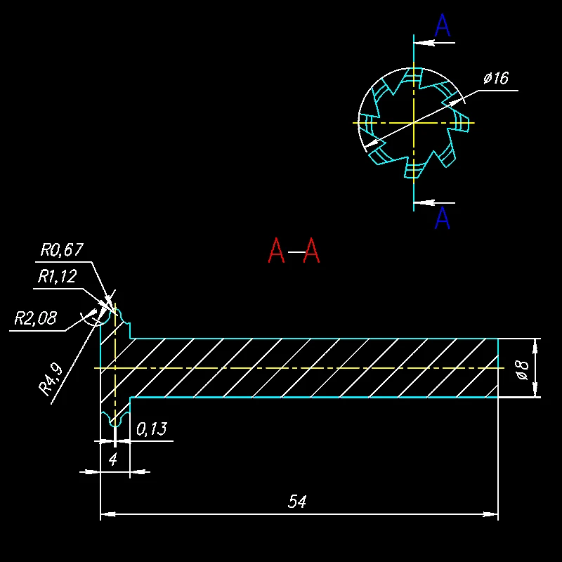 Strumento per punte per schiuma per lavorazione con fresa per scanalatura HSS T personalizzato