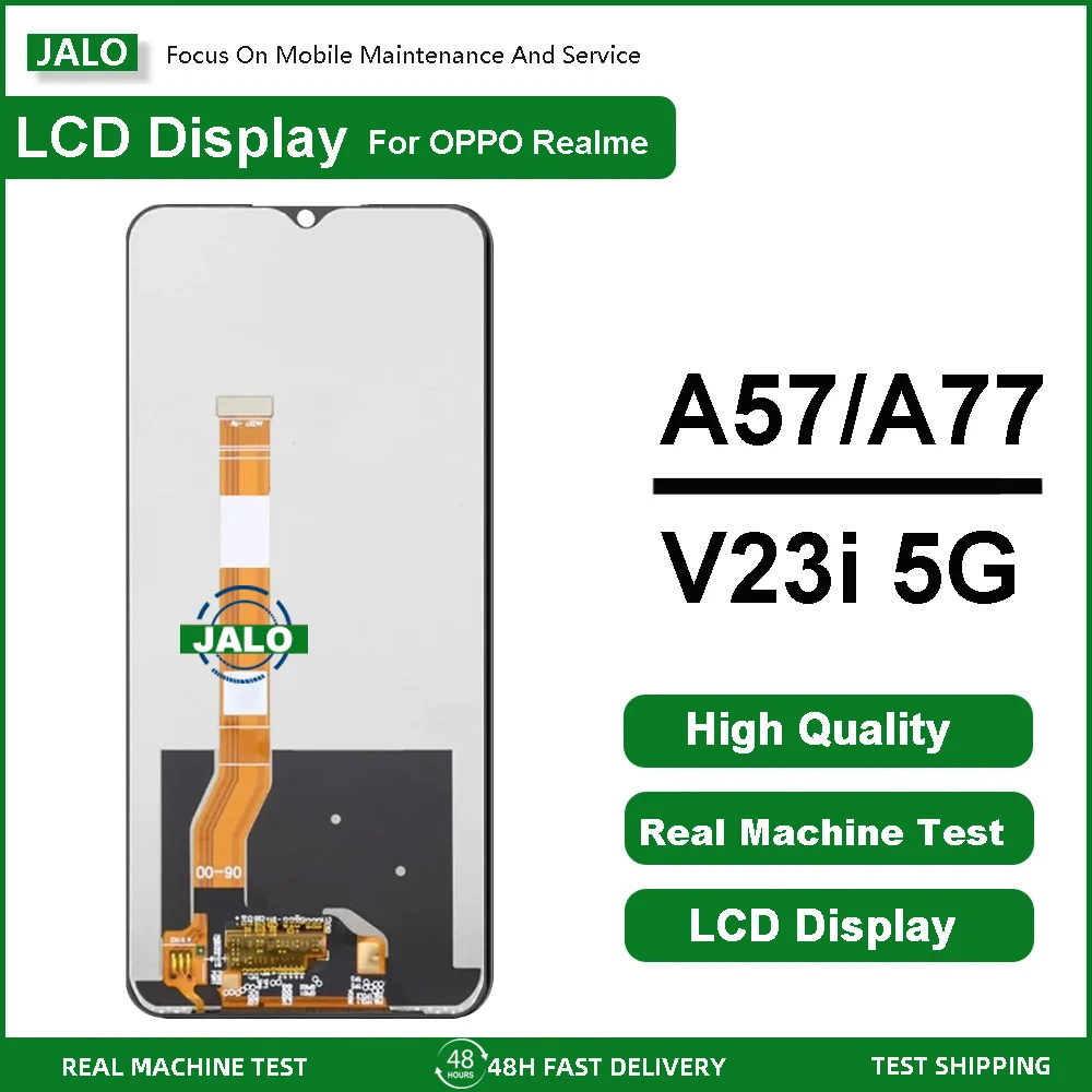

JALO Mobile Phone LCD Screen Assembly Suitable for OPPO A57 A77 Realme V23i LCD Display Touch Screen LCD Panel Replacement