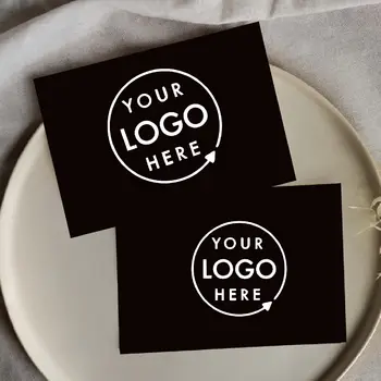 總共有 60 張帶有客製化徽標的高級黑卡,包括禮品卡和客製化個人名片。 10 最佳銷售 客製化卡片 - №9