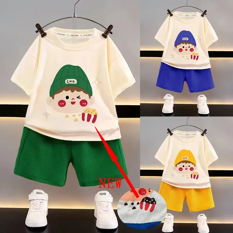 Baby Clothes Summer Children's Casual Sets Cute Fashion Suit Infants Tops and Shorts Two Piece Set
