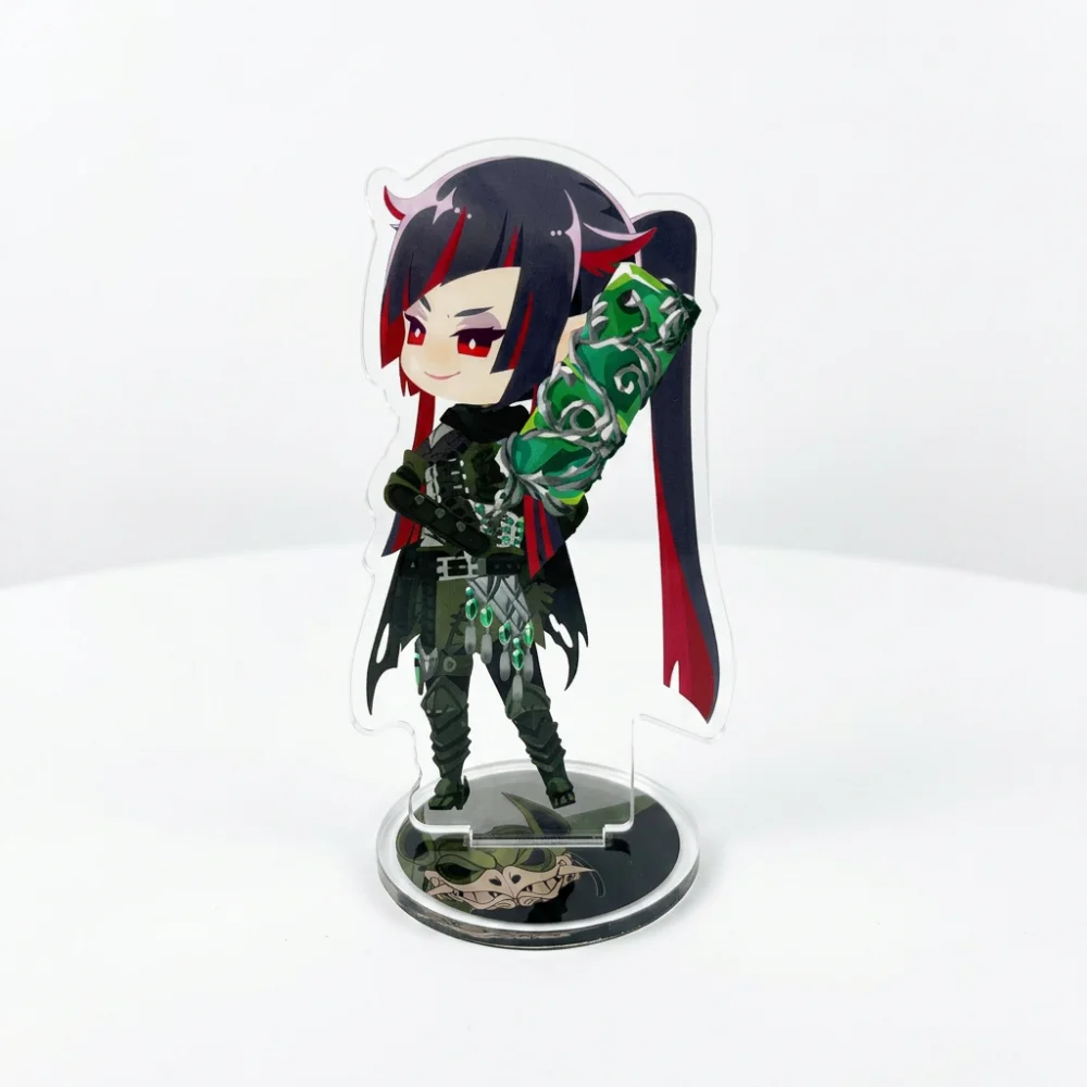 Anime Game Twisted Wonderland Acrylic Stand Keychain 10cm Chibi Malleus Riddle Azul Idia Vil Ace Desk Deco Collectible Fan Gift