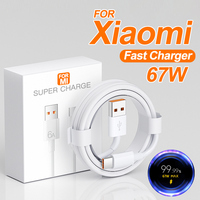 PD3.0 67W 3A USB Super Fast Charging For Xiaomi Mi 12 11 POCO X5 Pro Redmi Note 8 9 10 11 Type C Charger Phone Accessories