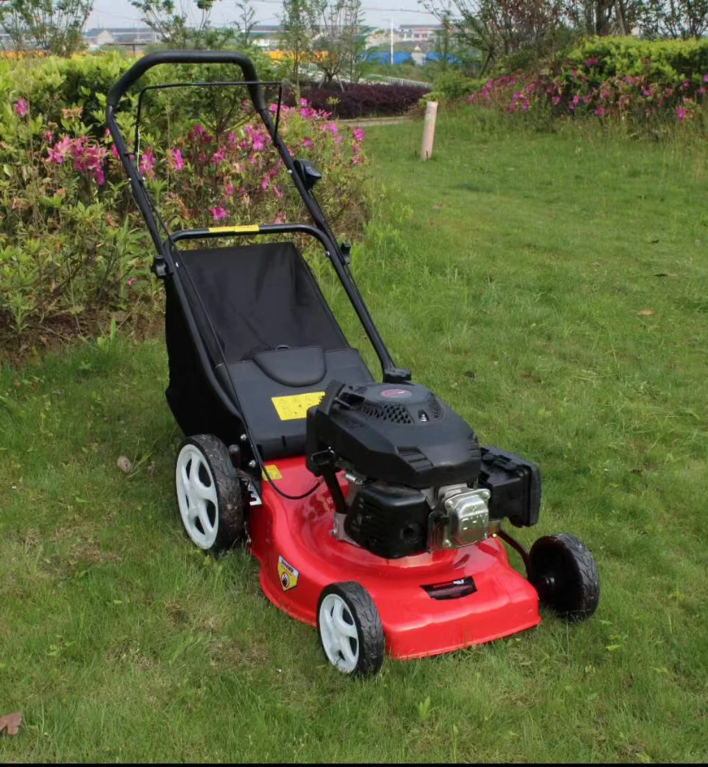 *forChina Lawn Mowers Wholesale  18Inch Walk Behind Hand Push Garden Petrol Self Propelled Lawn Mower
