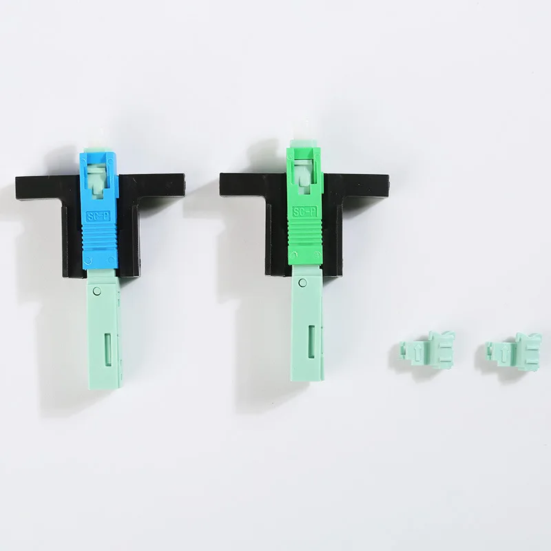 50/100/200/300PCS FTTH SC APC/SC UPC Single Mode SC Fiber Optic Connector FTTH UPC Fiber Optic Fast Connector SC Fiber Assembly