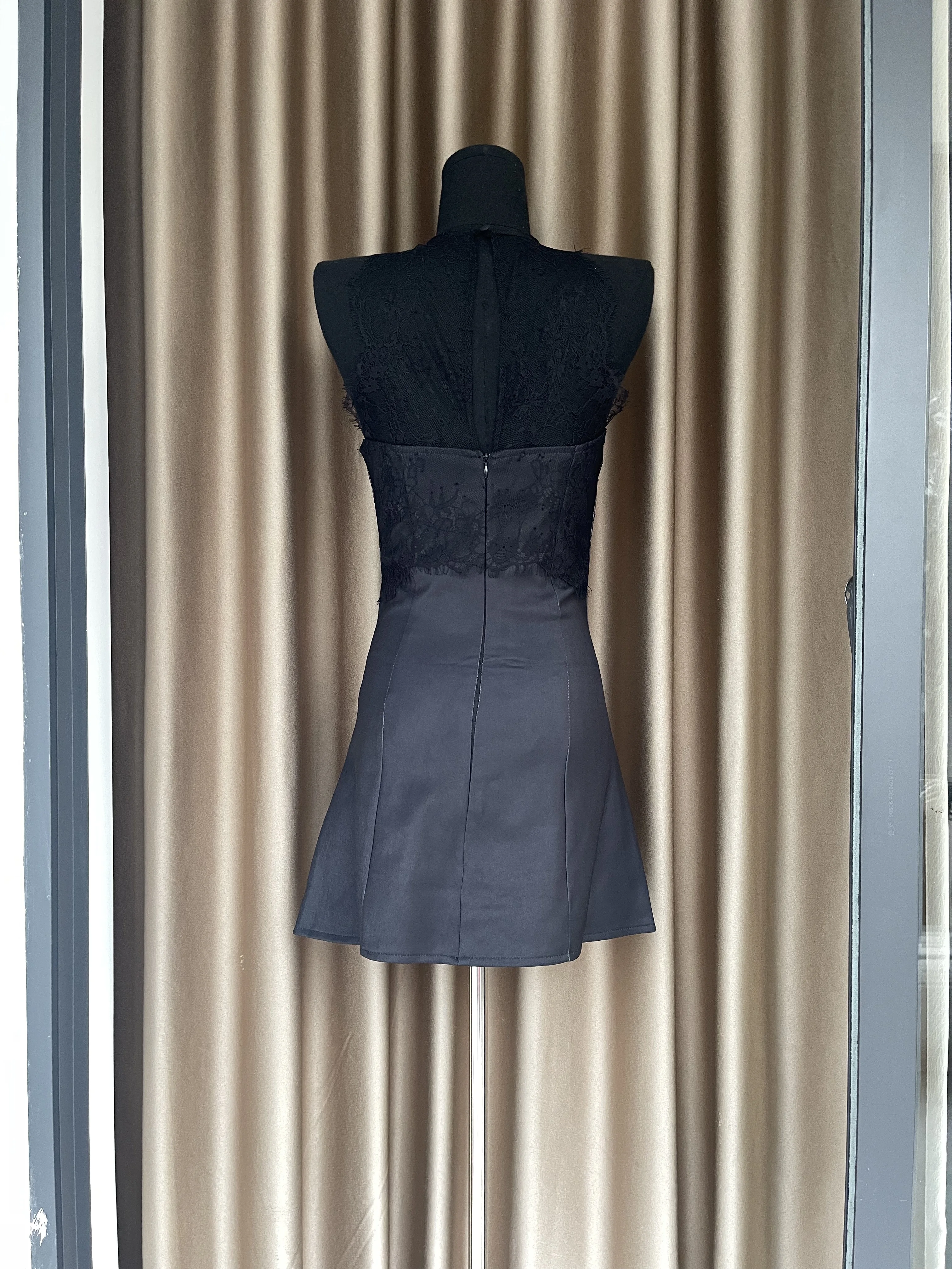 Minivestido Sexy de encaje calado con diseño degradado para mujer, conjunto de cóctel para fiesta de noche y cumpleaños, vestidos de moda para discoteca