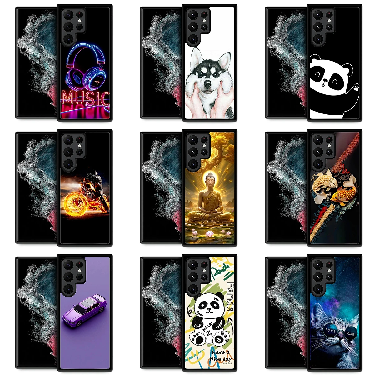 

The new personalized case works with the Samsung Galaxy S series. Anti-slip and anti-drop protection, wireless charging.