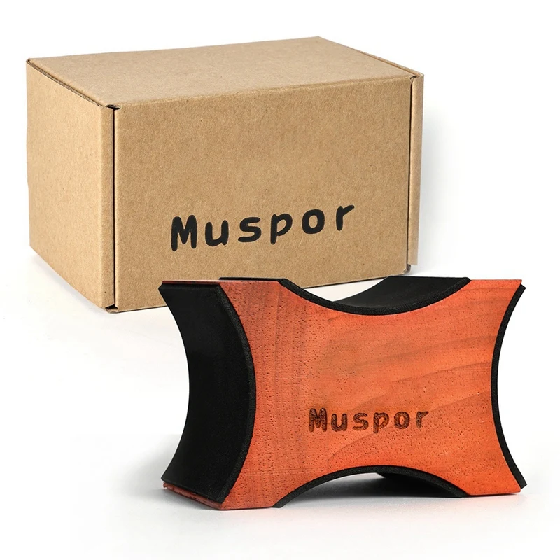 

AA79 New Muspor Guitar Neck Rest, String Instrument Wooden Neck Crab Guitar Neck Bracket Support Pillow Guitar Workstation