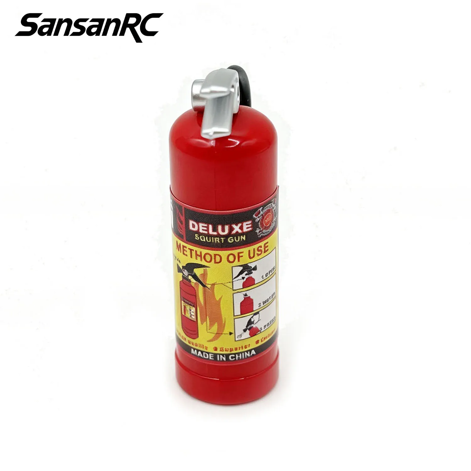 SansanRC 1/10 Scale Simulated Mini Fire-extinguisher for Axial SCX10 TRX4 Tamiya RC Crawler Model Car Decorations Accessories