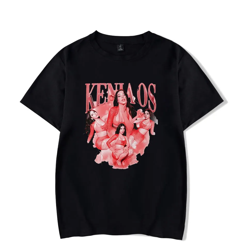 Kenia OS Mia Mia T-Shirts K23 Tour Merch pop graphics print Crewneck Unisex Trend Casual Short Sleeve Top