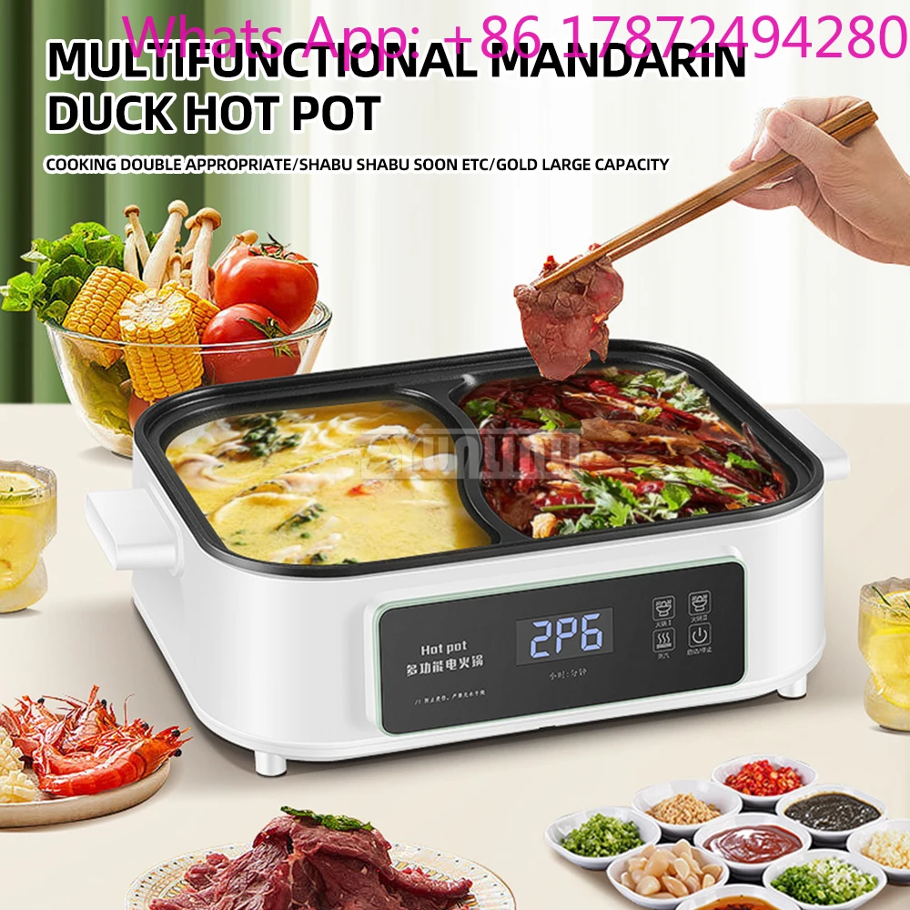 8L Electric Food Steamer Household Kitchen Cooking Pot Multifunctional Hot Pot Machine Parownica
