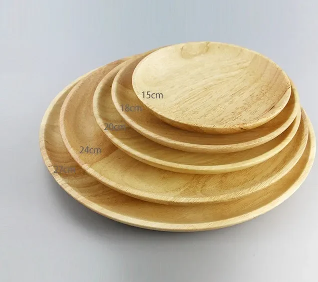 

Beech Dessert Bread Plates Wooden Tableware Beech Wood Bowl Handmade Sushi Fish Fruit Plate Dish For Daily Uses Gifts LC 006