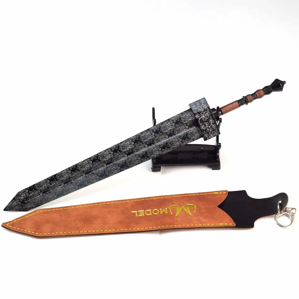 Espada colosal Greatsword de 30cm, juego japonés Soulslike, hoja Katana de Metal periférica, modelo de arma, llaveros, manualidades, regalos, Juguetes