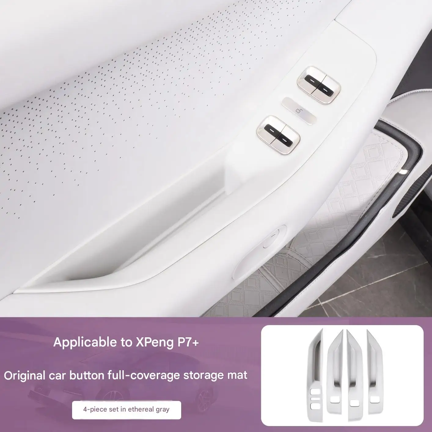 [Fast Shipping] XPENG P7+ Car Door Handle Protector Cover 2