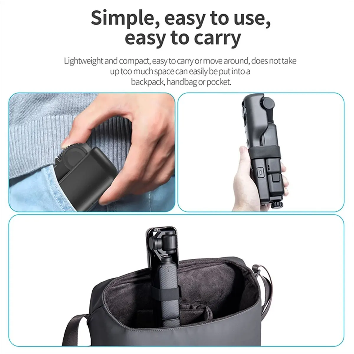 

Handheld for POCKET3 Handheld Stabilizer Steppers Sport Camera Anti-Shake Accessories