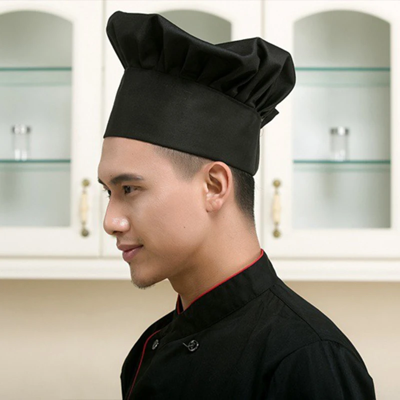 Professional Chef หมวกร้านอาหารห้องครัวทำอาหารหมวกโรงแรมคาเฟ่ Waiter หมวกทำอาหาร BBQ หมวก Catering Services อุปกรณ์เสริม