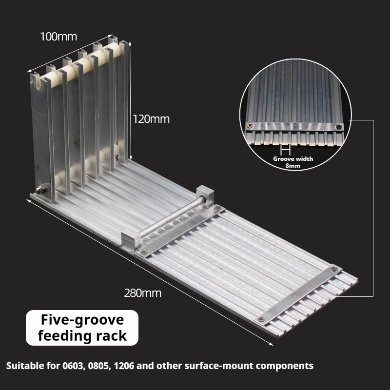 Manual Placement Machine, Electric Suction Pen, Vacuum Pen IC Suction Pen, Five-slot Feeding Rack, Strong Type