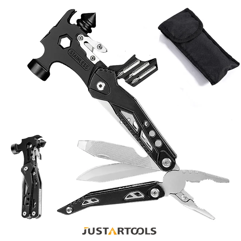 "Portable Multi-Functional Camping Emergency Hammer Tool - Compact, Durable Window Breaker for Outdoor Emergencies, Maintenance, view 5