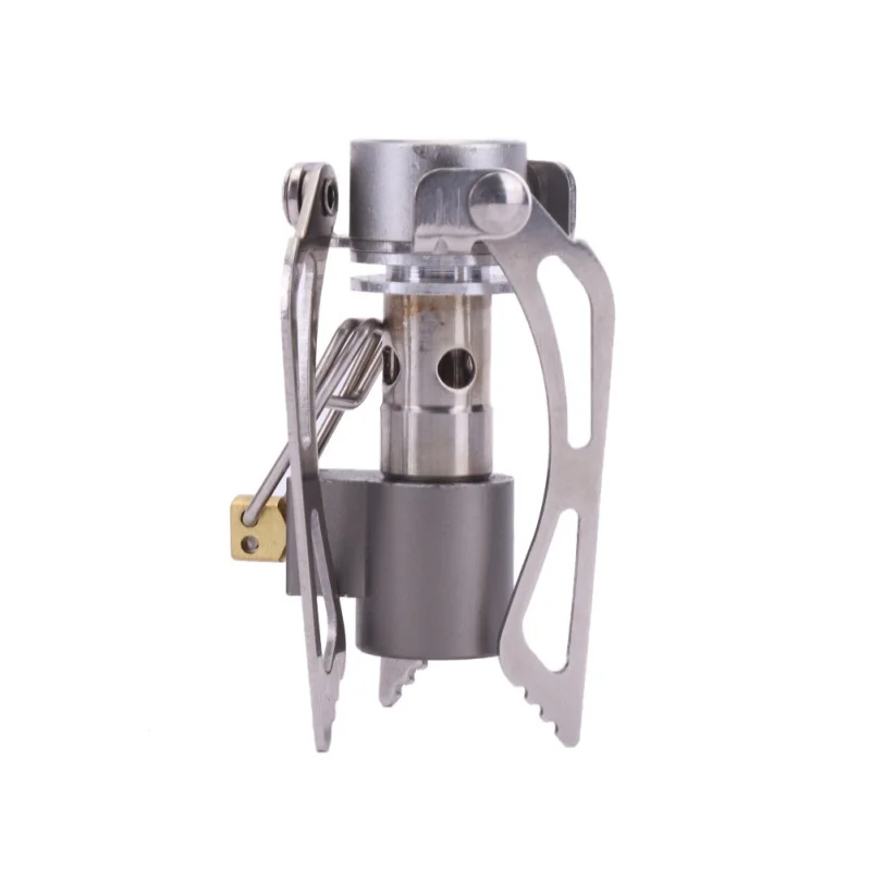 Outdoor Stove Titanium Alloy Folding Mini Camping Oven Survival Furnace Stove 3000W Pocket Picnic Cooking Gas Cooker - Image 3