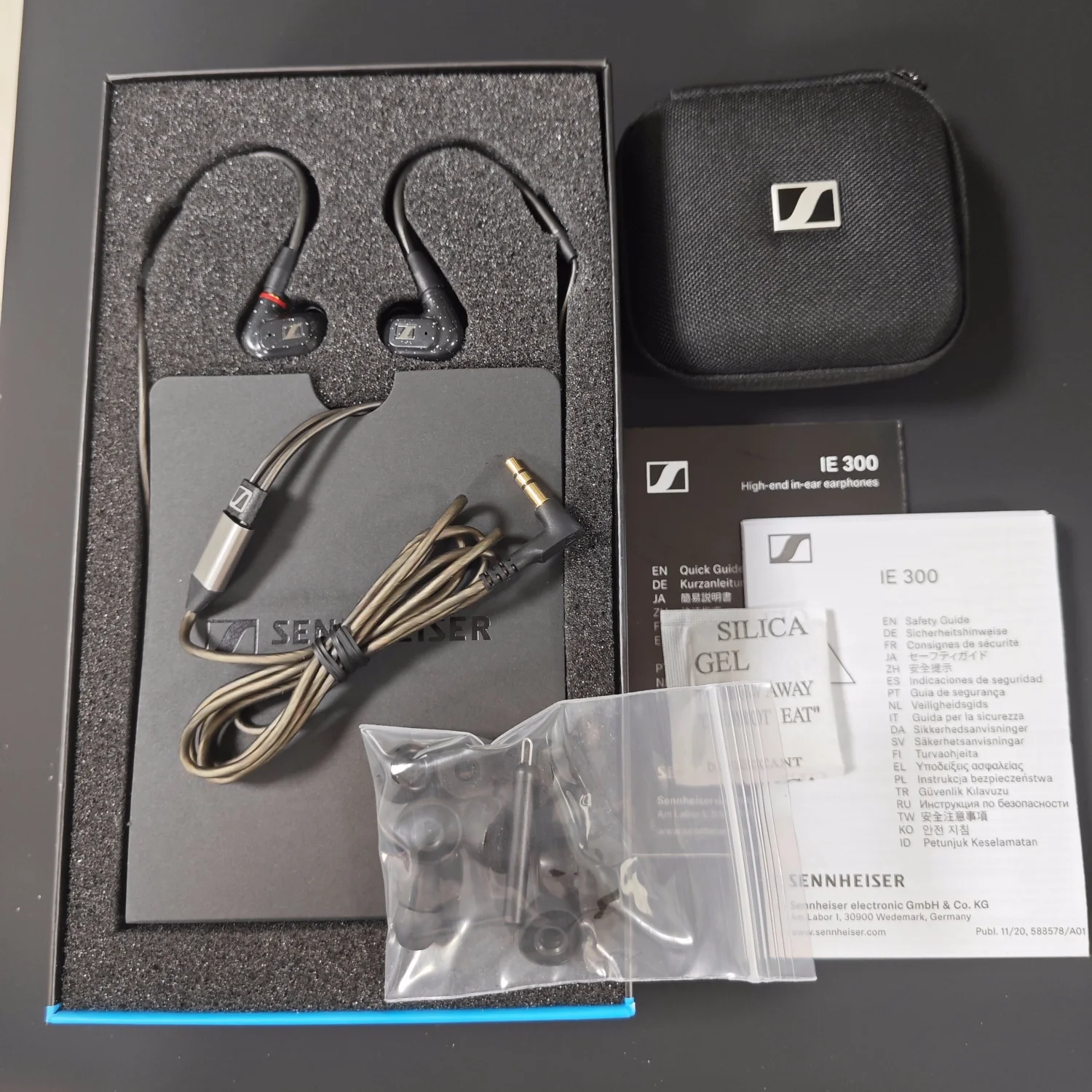 الأصلي Sennheiser ie300 سماعات رأس سلكية HIFI سماعات تشغيل سماعات رياضية داخل الأذن سماعات عالية الجودة