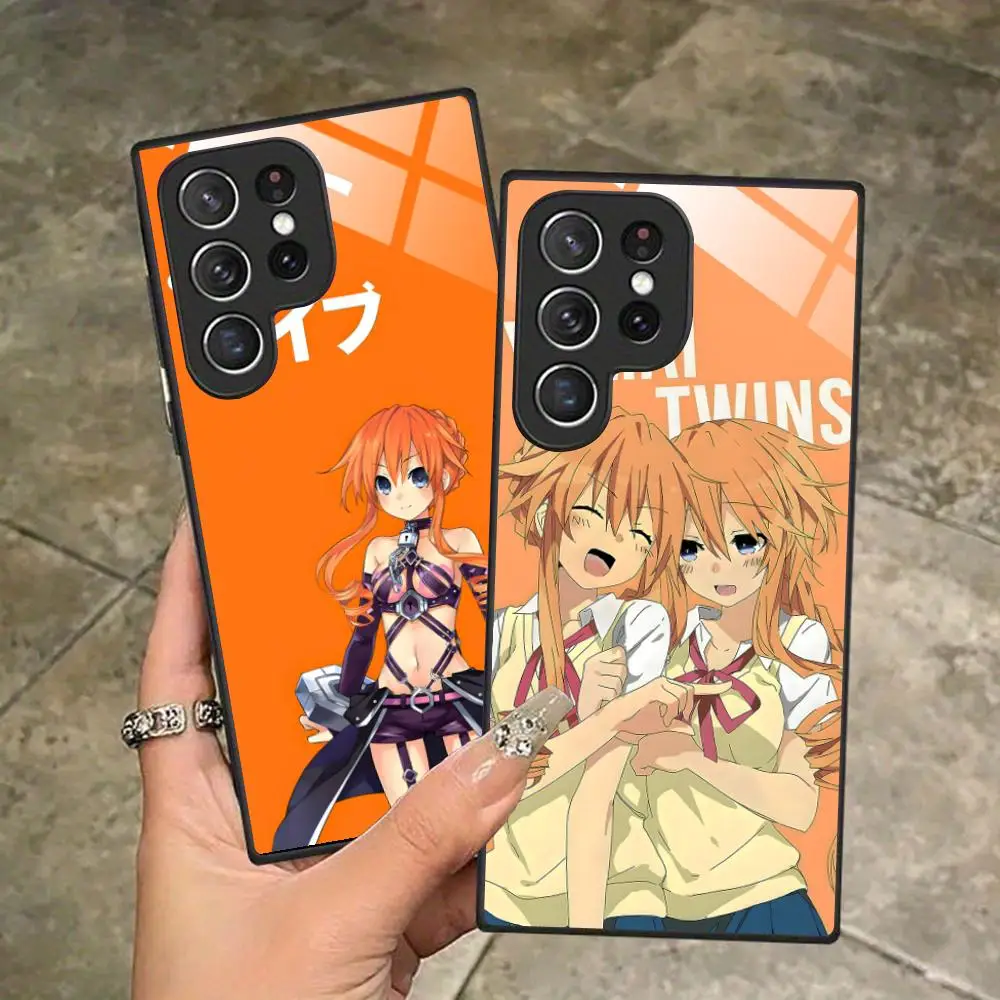 

Date a Live Yamai Yuzuru Phone Case for Samsung Galaxy S26 S25 S24 S23 S22 S21 S20 Note20 Plus FE Ultra Glass Protective Cover