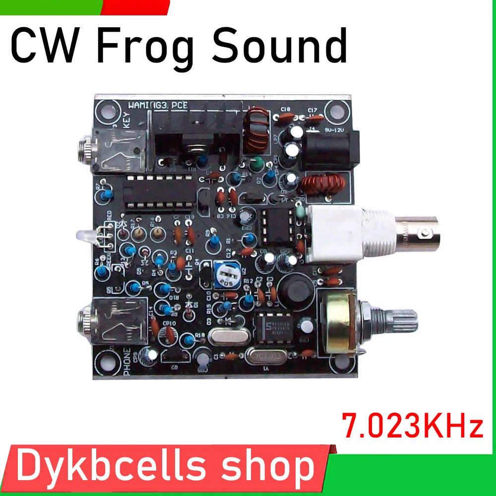 V3 Frog Sound 7.023MHz CW ricetrasmettitore ricevitore Telegraph HAM Radio ricevi trasmissione QRP macchina stazione Radio a onde corte