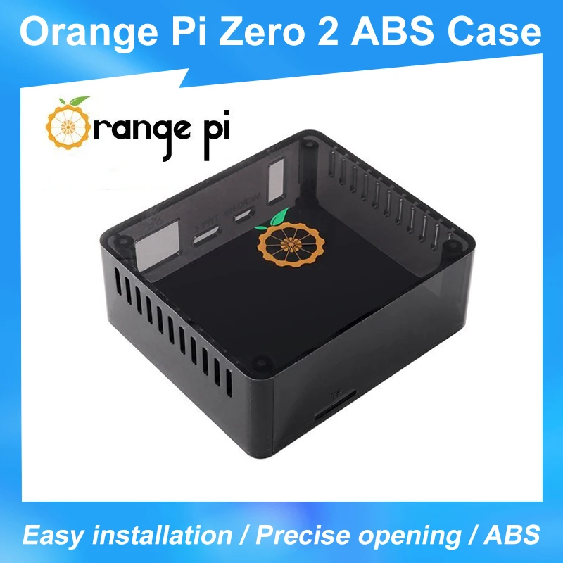 

Orange Pi Zero 2 Case ABS Black Box Cannot Hold Expansion Board Together Plastic Protection Shell for Orange Pi Zero 2