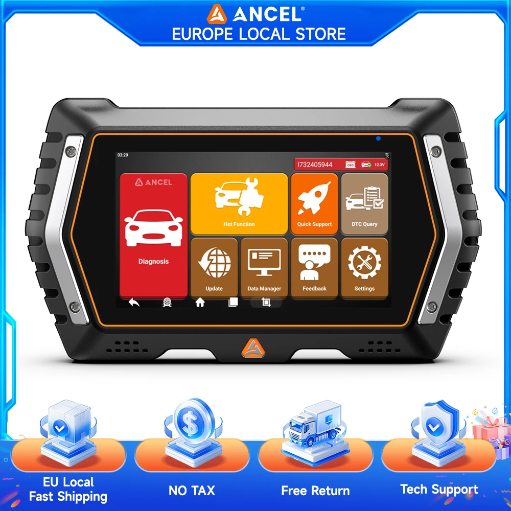 ANCEL V3 PRO OBD2 Scanner Bidirectionele Controle Actieve Test Volledige Systeem Diagnostische Tool CAN-FD 10 Reset ABS EPB TPMS Oliereset Alle Auto's Codelezer Gereedschap