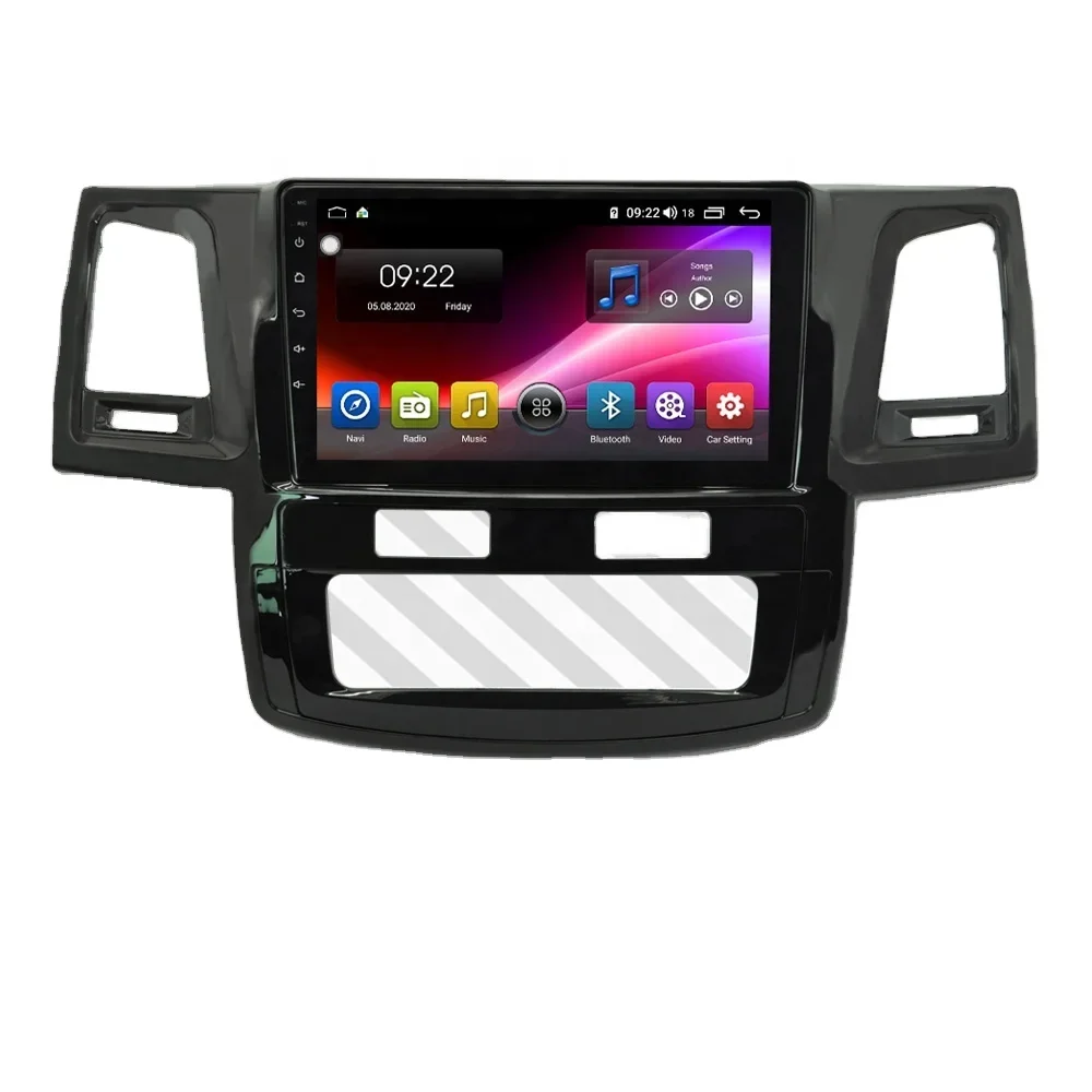 

y Hot Android 10 Car Stereo 6G+128G Navigation AM/FM Multimedia Video Head Unit RDS for Toyota Fortuner 2008-2014 Car dvd Playe