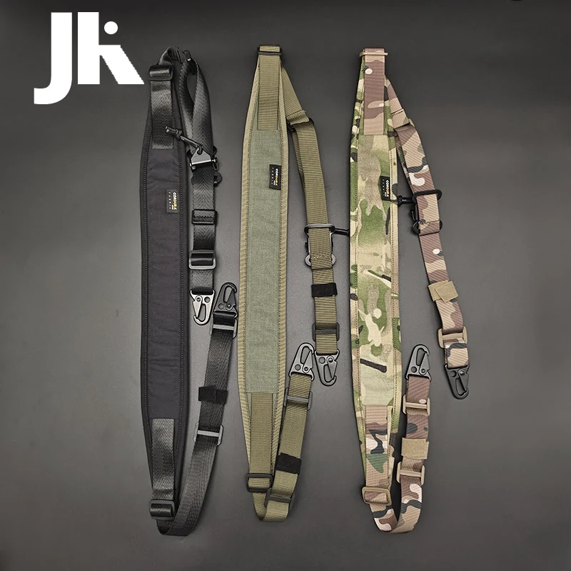 Tactical Rifle Sling Removable Modular 2 Point / 1 Point Sling Padded Combat Shooting Gun Sling Hunting Strap Accessories