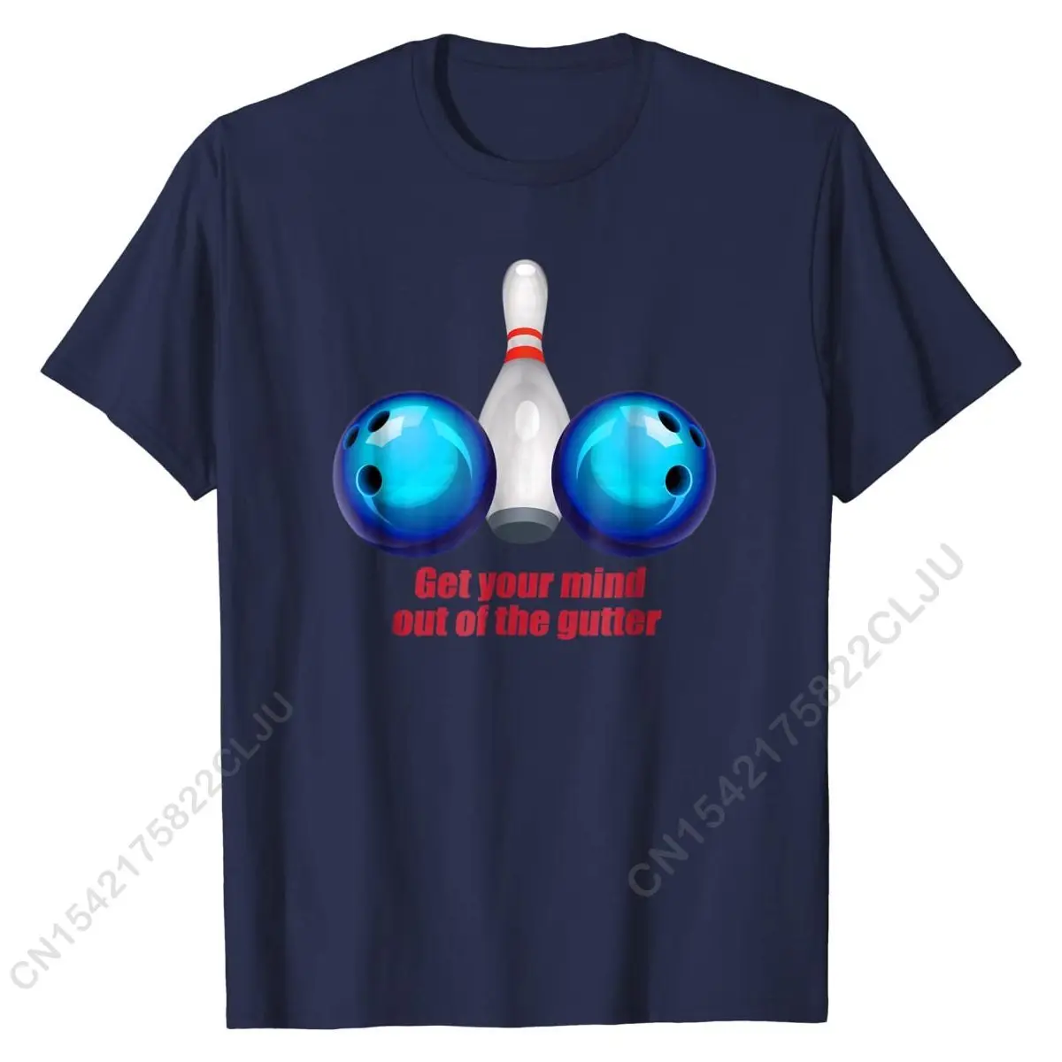 Funny Bowling Shirt Women Mind Out Of The Gutter Custom Cotton Man T Shirt Customized Plain T Shirt