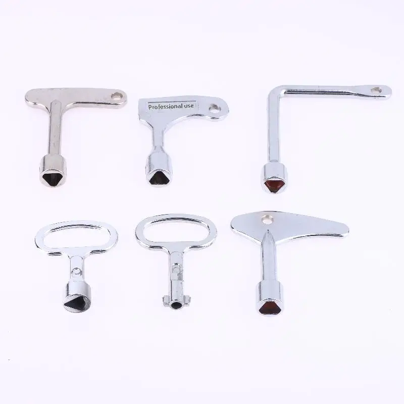 Universal Multi-purpose Wrench KEY For Train Electrical Elevator Cabinet Valve Alloy Multi-purpose Triangular Key