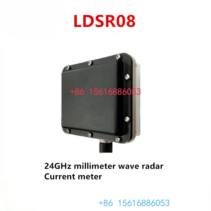 Snelheidsdetectie Radarsensor Radar LDSR08 24GHz Stroommeter Watersnelheidsmeting