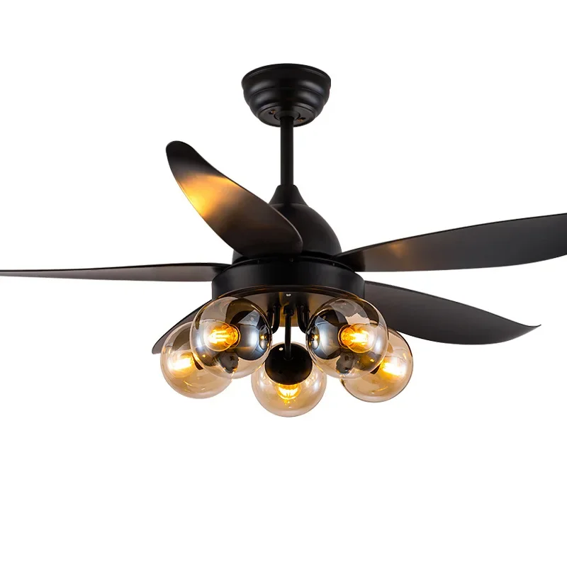 

Nordic magic bean restaurant fan light American silent home light modern atmosphere