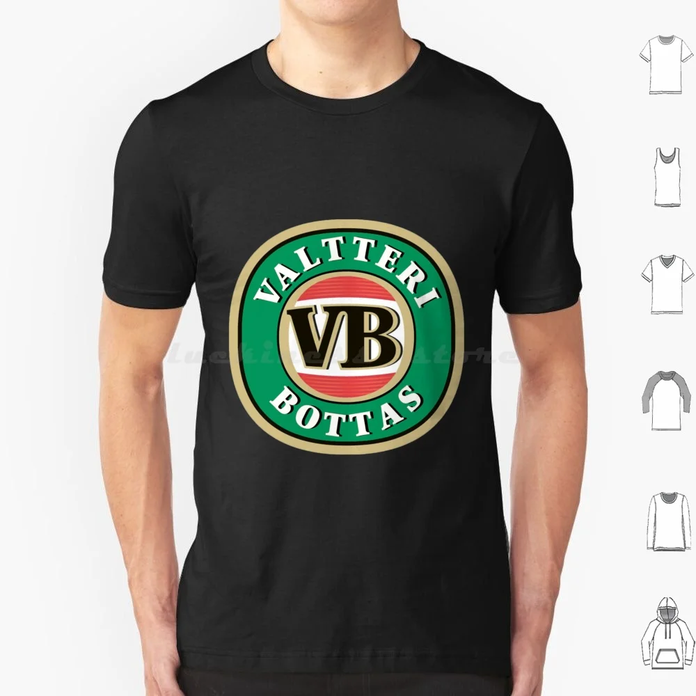Bottas Brewing Company T Shirt Cotton Men Women DIY Print Valtteri Bottas Racing Driver Finnish Racing Driver Sisu Bottas